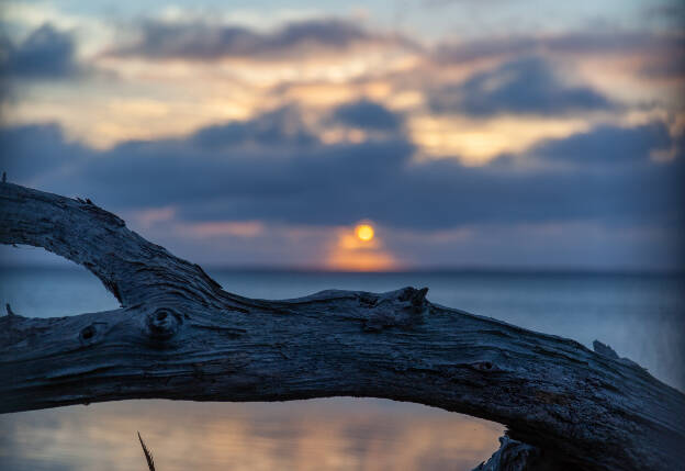 Sunset over Currituck Sound